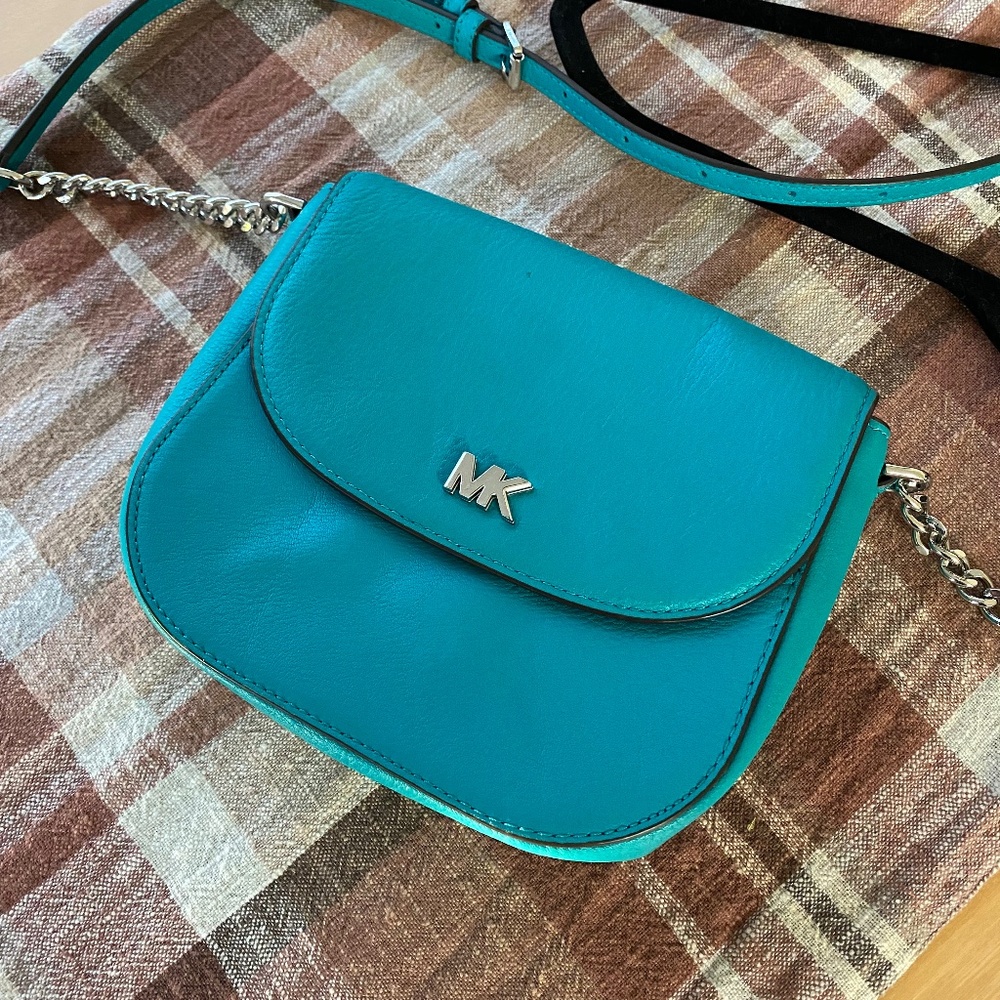 Michael Kors Turquoise Crossbody Bag